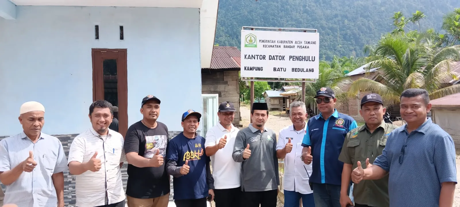 Kadinsos Aceh Tinjau Lokasi Pelaksanaan Kegiatan Bulan Bakti Karang Taruna