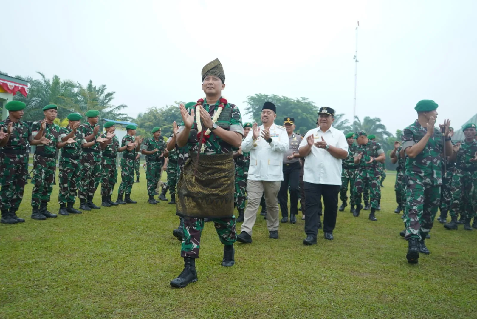 Bupati Asahan dan Batubara Sambut Kunjungan Pangdam I/BB di Yonif 126/KC