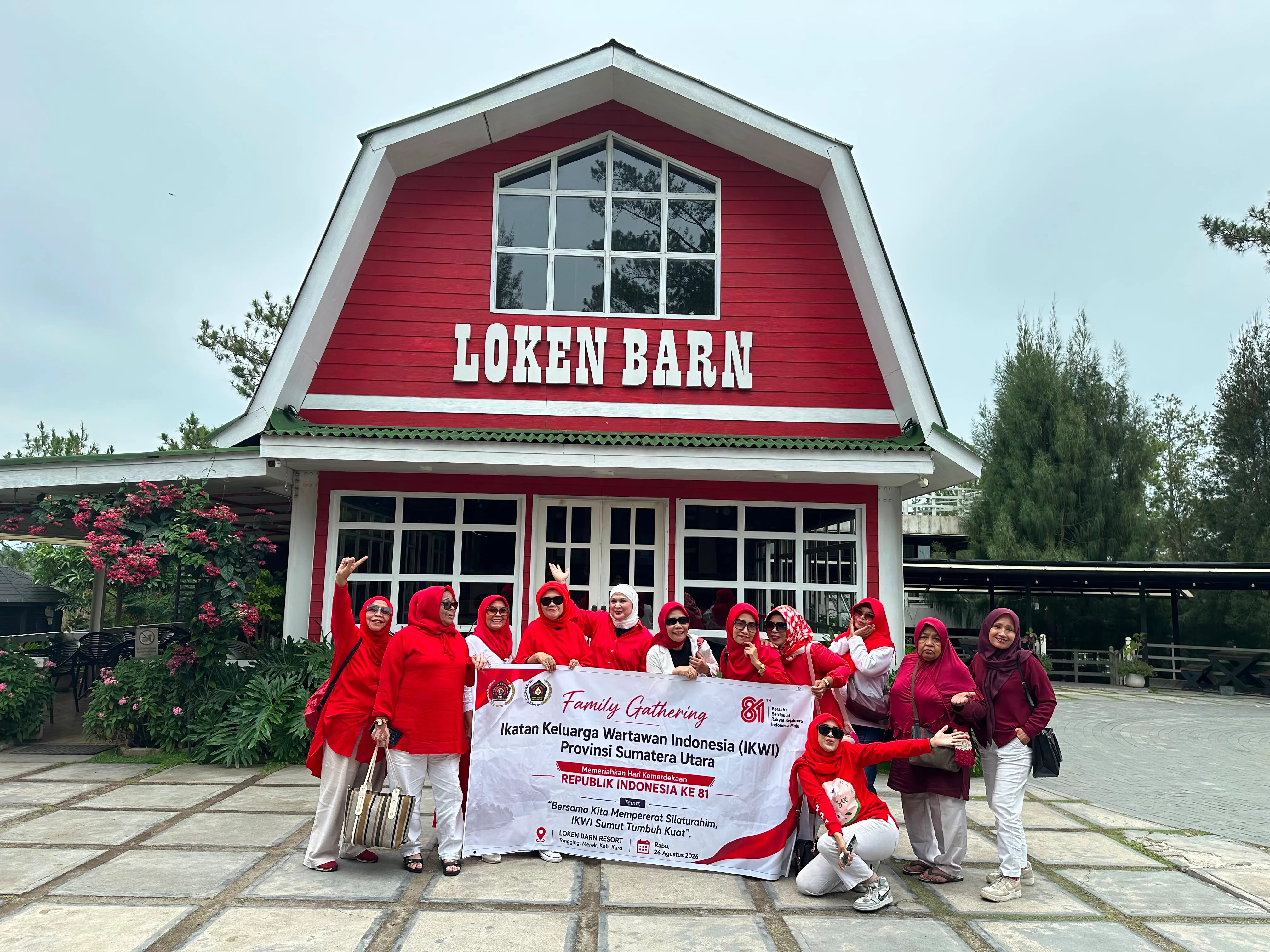 IKWI Sumut Gelar FG Ke Wisata Alam Loken Barn Karo