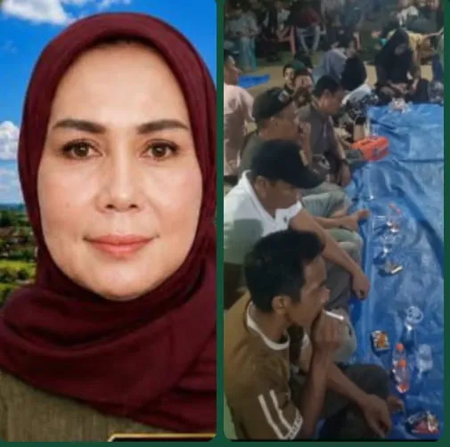 Ratusan Warga Hadiri Pertemuan Cakades Pulau Rakyat Tua No Urut 4 Purnama Ningsih