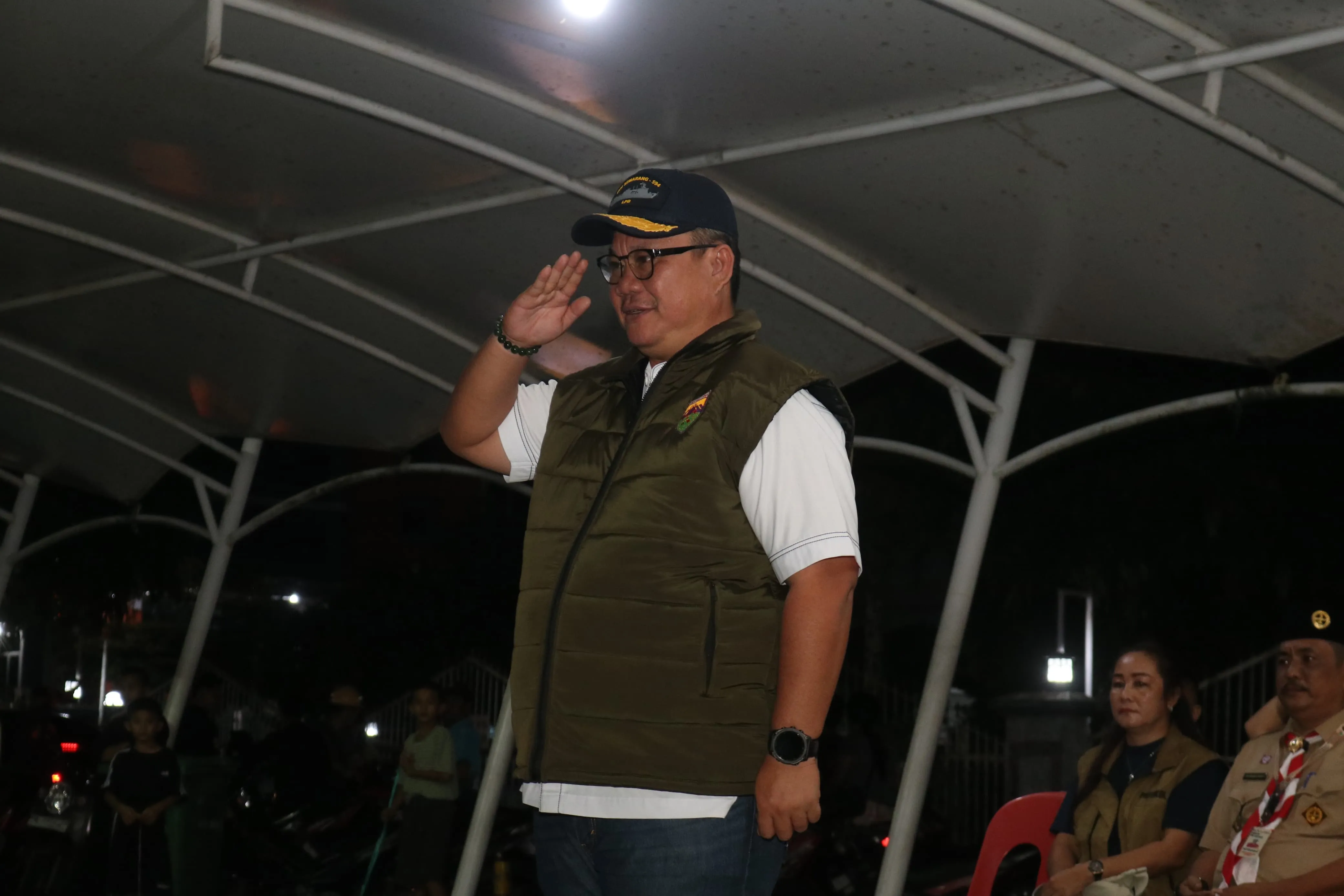 Peringati Hari Pramuka ke-65, Kwarcab Gunungsitoli Gelar Pawai Obor dan Malam Keakraban