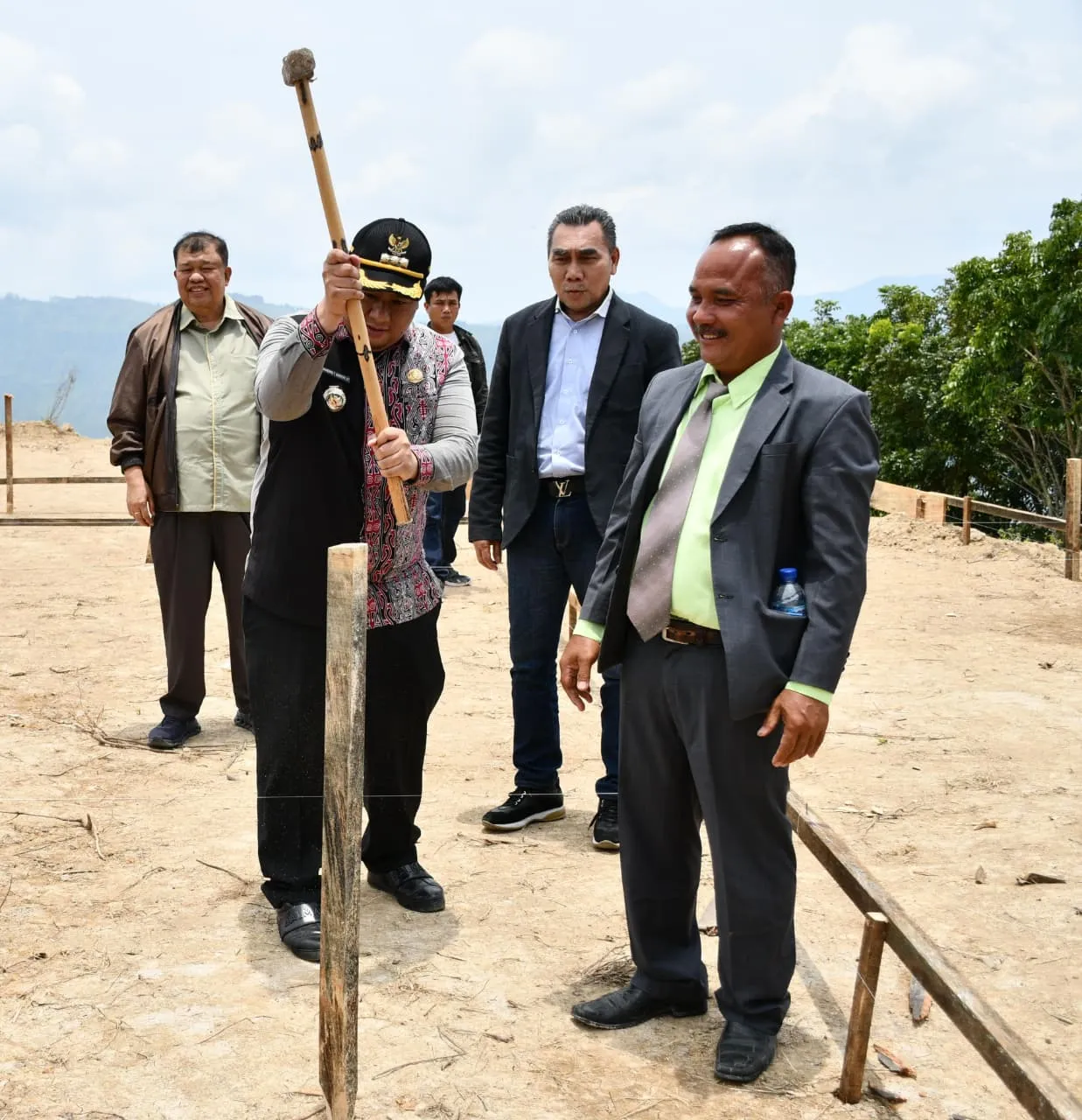 Pembangunan Monumen Toga Gultom Dimulai, Pemkab Samosir Siap Dukung Penataan Kawasan