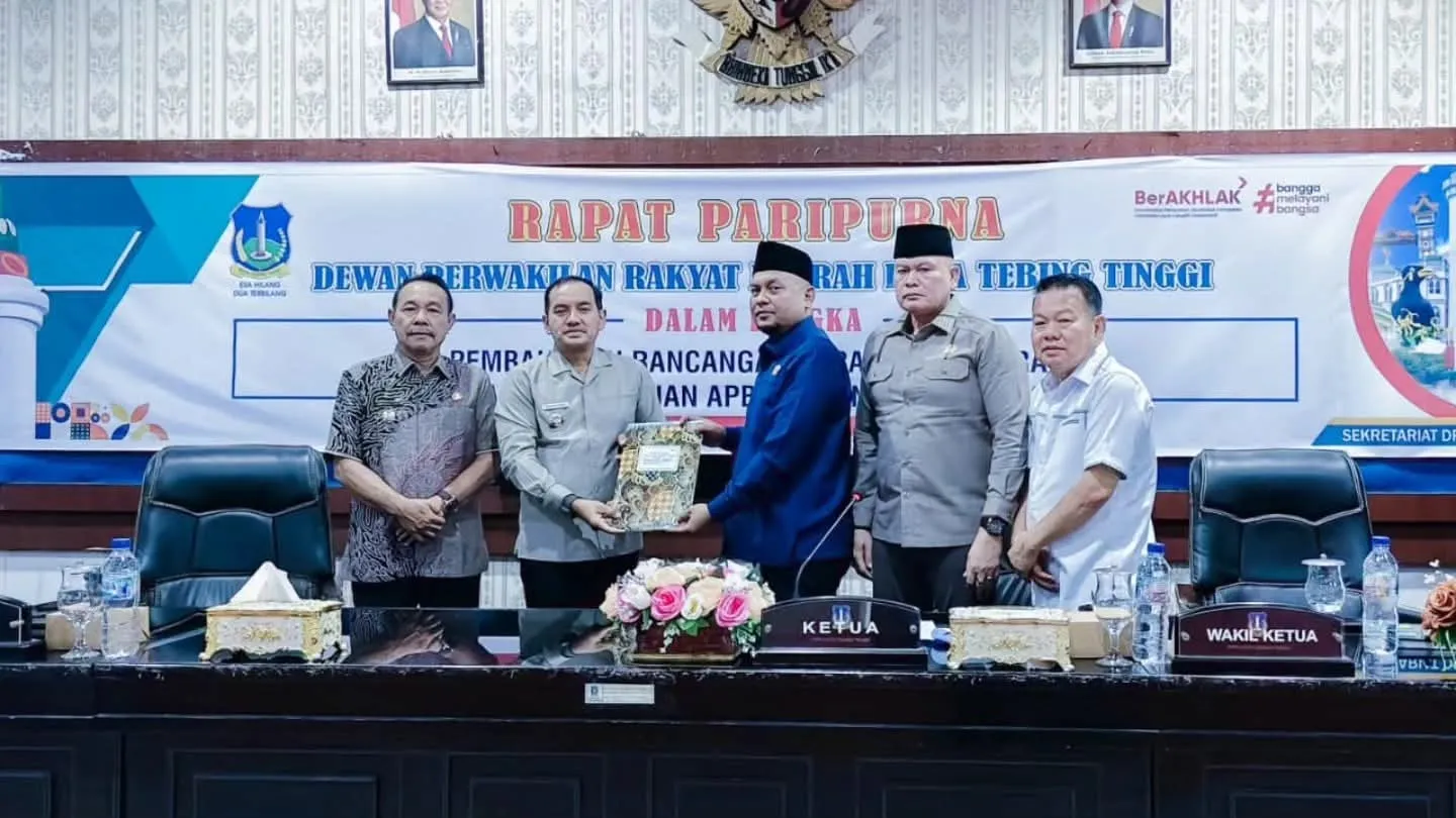 Sidang Perubahan APBD TA.2026, Fraksi Soroti Kebijakan Pemko Tebingtinggi