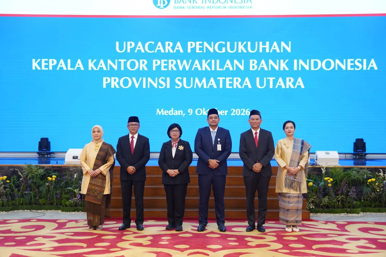 Gubernur Bank Indonesia Kukuhkan Ameriza M Moesa Sebagai Kepala BI Sunut