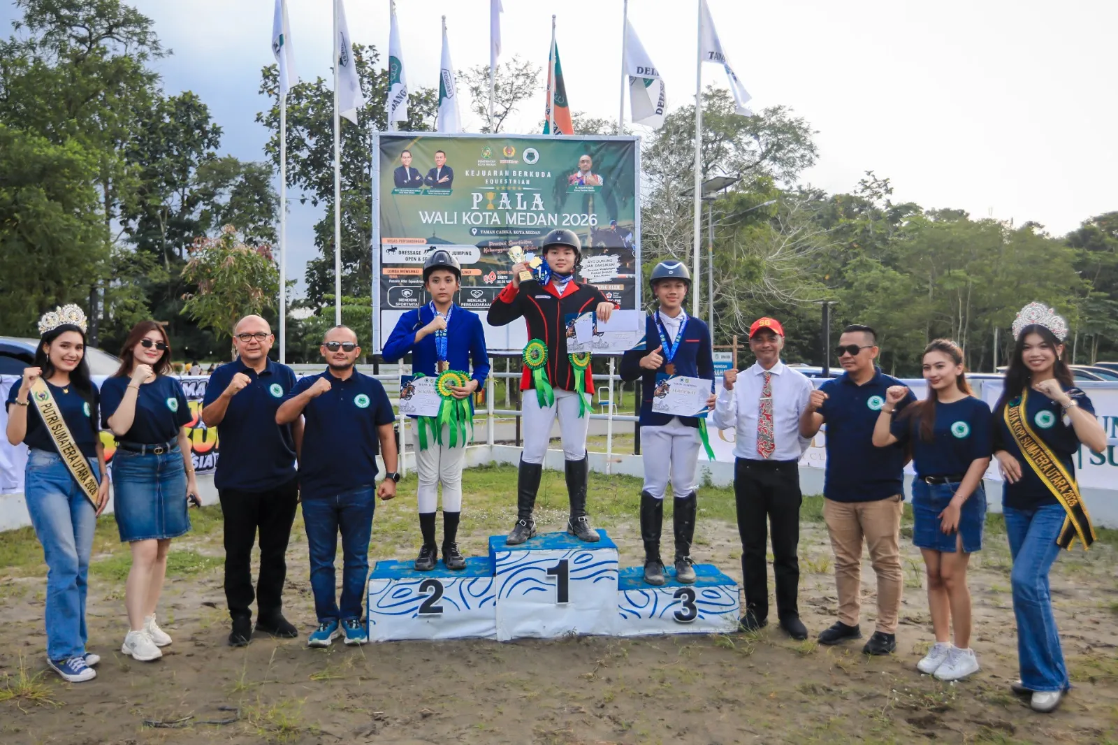 Rico Waas Dukung Kejuaraan Berkuda Equestrian Piala Wali Kota Medan 2026