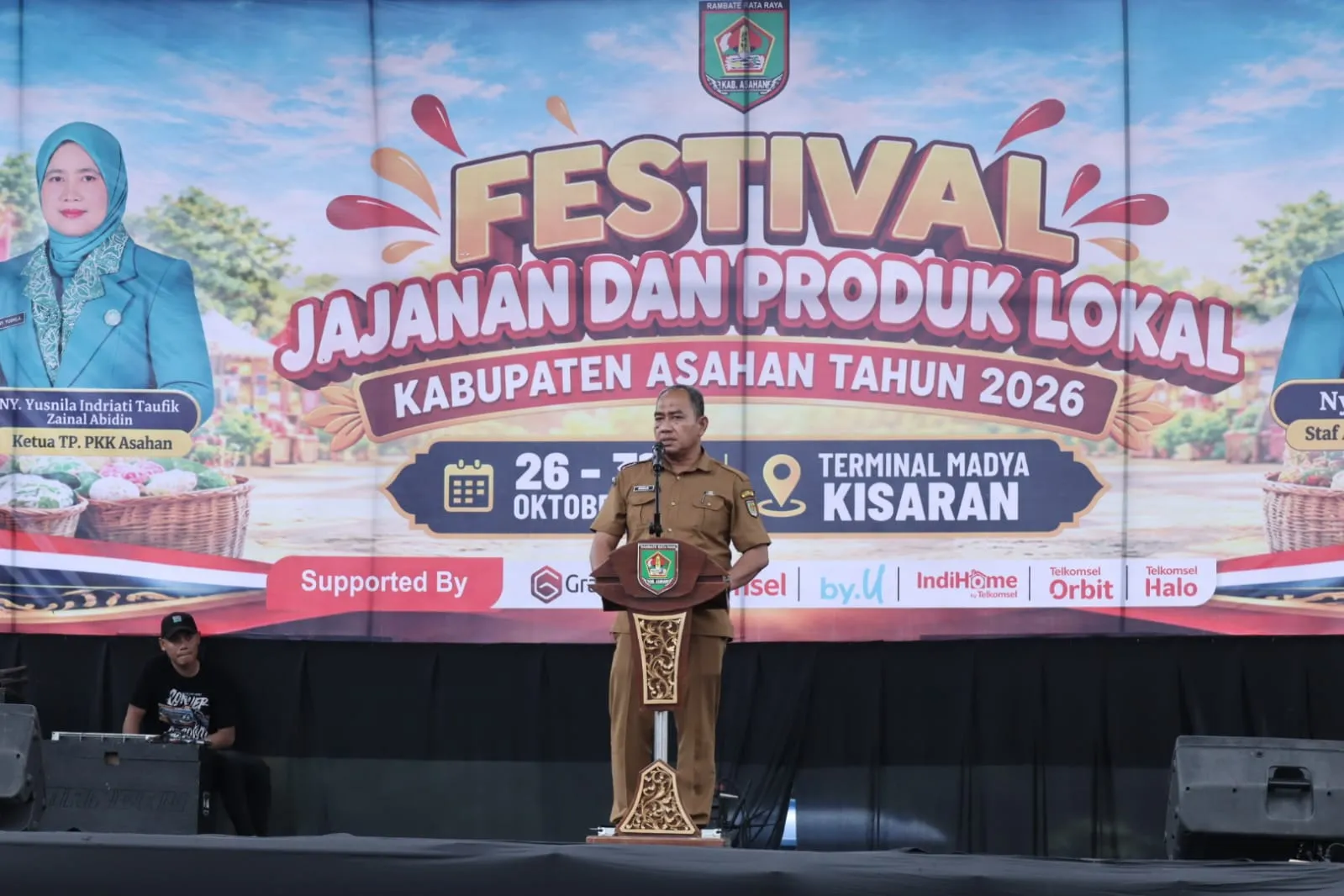 Wabup Asahan Buka Festival Jajanan Kuliner Produk Lokal 2026
