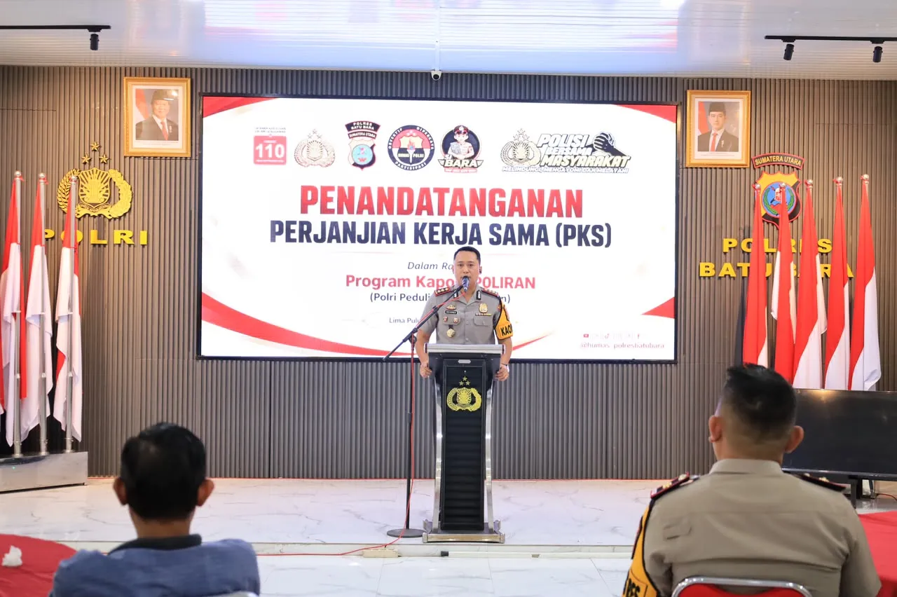 Polres Batubara Tandatangani Kerja Sama Dengan Pengusaha
