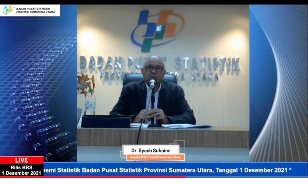 Kepala BPS Sumut Syech Suhaimi live streaming youtube