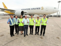 DHL Express – Singapore Airlines, Pesawat Kargo Boeing Baru Lepas Landas