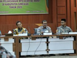 Pemerintah Aceh Dan Pemkab Simeulue Bahas Persiapan Pelaksanaan MTQ Aceh Ke-36