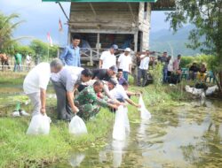 Pemkab Aceh Besar Lepas 10 Ribu Bibit Ikan Nila Di Gampong Ulee Tuy