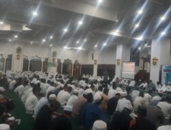 Dipenuhi Jamaah di Masjid Agung Panyabungan Baca Shalawat Nariyah