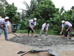 Kolaborasi Usbat dan Tuan Guru Ganjar Sukses Bangun Lapangan Bulutangkis untuk Warga Serdang Bedagai