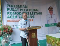 Pusat Pelatihan Komoditas Lestari Aceh Tamiang Diresmikan