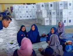 KIP Aceh Tamiang Lakukan Pengesetan Logistik Pemilu 2024