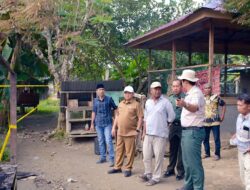 Pj Bupati Aceh Tamiang Kunjungi Korban Kebakaran