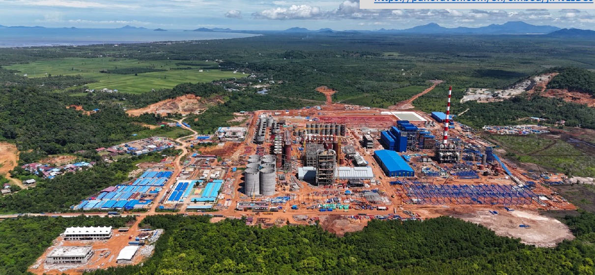 Teks fhoto: Progres sudah 80%, Smelter Alumina Memwapah optimis beroperasi akhir Tahun 2024.beritasore/alirsyah