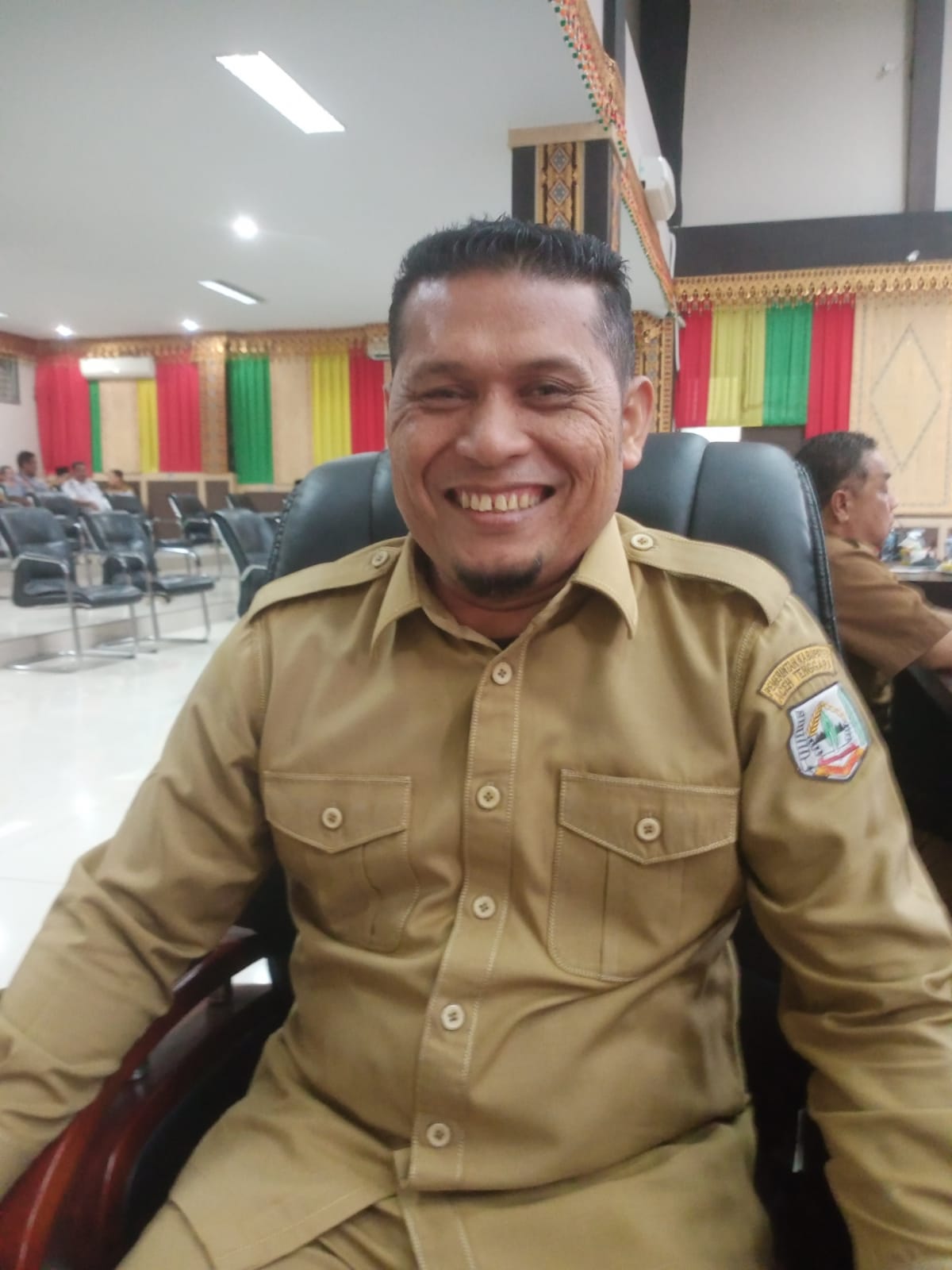 Ket Potho : Kadisparpora Kabupaten Aceh Tenggara Bakri Saputra Spd. Berita Sore/Husaini Amin