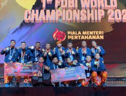 Tim Barongsai Yonko 469 Kopasgat Pancawara Raih Medali Emas Piala Menhan 2024