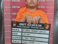 Terduga Pencuri Handphone Ditangkap Unit Reskrim Polsek Medan Baru