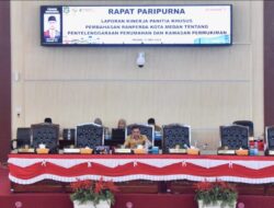 Delapan Fraksi DPRD Medan Setuju  Ranperda Tata Cara Penyusunan Program