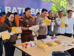 Polres Batubara Musnahkan 7 Kg Ganja Dan  375 Gram Sabu