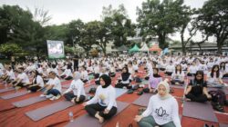 Konjen India di Medan Rayakan Hari Yoga Internasional 2024