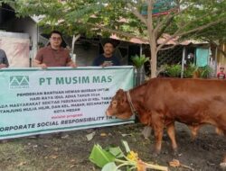 PT Musim Mas Bagikan 24 Hewan Qurban Di Lingk. Operasional Perusahaan