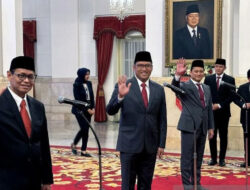 Presiden Jokowi Lantik Thomas Djiwandono Wamenkeu II