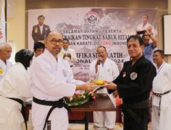 Bacagubsu Barry Simorangkir Komit Bawa Karate Tako ke Tingkat Internasional