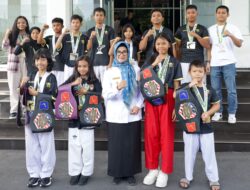 Atlet Taekwondo Marihat Inti Martial Arts Club Tanding di Malaysia, Wali Kota Siantar Bangga
