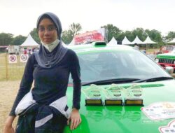 Lulus Kuliah, Qanita Langsung Tancap Gas Di Kejurnas Rally Serdang Bedagai