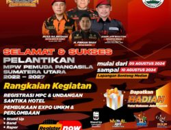 Pelantikan Pengurus MPW PP Sumut, Dimeriahkan Kreatif Dari UMKM dan Stand Up Comedy