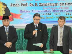 Assoc Prof Dr H Zamakhsyari Lc MA Menjabat Rektor Undhar Periode 2024-2028