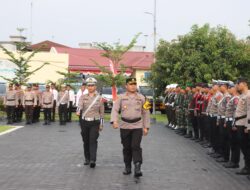 Polres Batubara Gelar Apel Pasukan Ops Mantap Praja Toba 2024