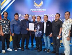 PMA Terima Surat Rekom Model B. Persetujuan Parpol KWK dari Partai NasDem