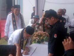 Usai Mendaftar, Paslon DUHA Konvoi Keliling Kota Singkil