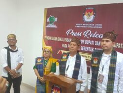 Ribuan Simpatisan Radiapoh Hasiholan – Azi Prataman Antar Daftar Ke KPU Simalungun