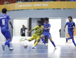 Tim Futsal Kaltim Tundukkan Lampung di Laga Pertama