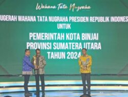 Pemerintah Kota Binjai Raih Penghargaan WTN 2024