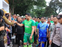 Pertandingan Sepakbola Forkopimda Binjai vs Medan 1-1