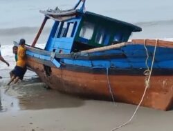 Satu Kapal Nelayan Ditemukan Terdampar di Pulau Birahan Gosong