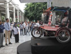 Wali Kota Resmikan Becak Siantar Ditempatkan Di Bandara Kualanamu