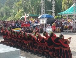 Tari Saman Pukau Atlit  Arung Jeram PON Aceh – Sumut XXI