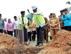 Bupati Simalungun Letakan Batu Pertama Pembangunan RKB SMPN 1 Gunung Maligas