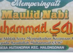 Peringatan Maulid Nabi Di Desa Hutanopan Paluta