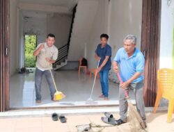 SWI Aceh Singkil Gelar Jumat Bersih Dan Gotong Royong Di Kantor Baru