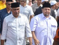 Bakal Calon Bupati Mandailing Natal H. Harun Mustafa Nasution dan Bakal Calon Wakil Bupati Mandailing Natal H Muhammad Ichwan Husein Nasution.