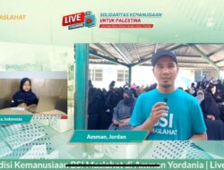 BSI Maslahat Livestreaming Solidaritas Kemanusiaan Untuk Palestina Di Yordania