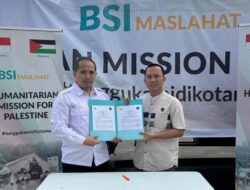 BSI Maslahat Salurkan Bantuan Untuk Palestina Tahap VI Rp2,12 Miliar